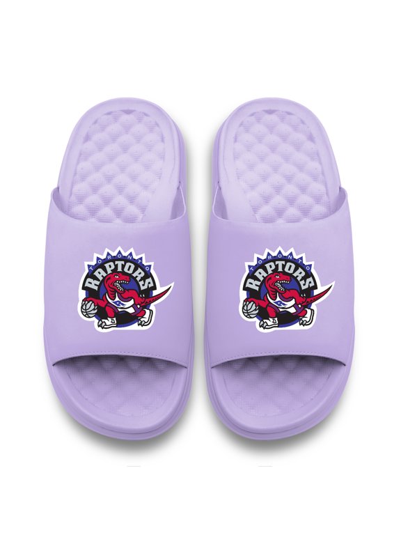 Unisex ISlide Lavender Toronto Raptors Bubble Motive Slide Sandals