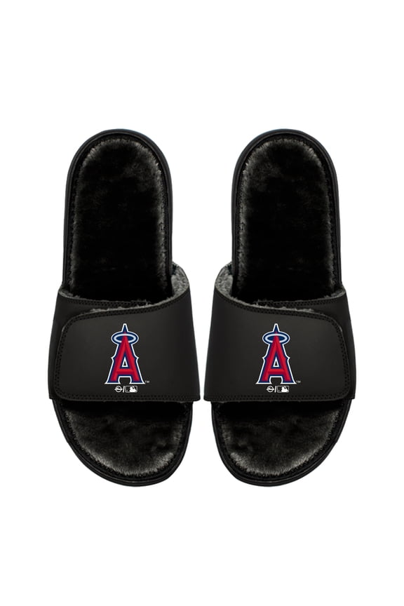 Unisex ISlide Los Angeles Angels Logo Fur Slide Sandals