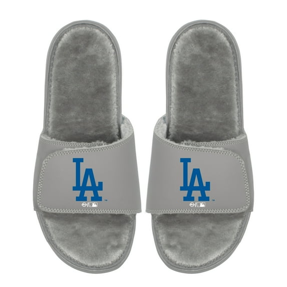 Unisex ISlide Los Angeles Dodgers Logo Fur Slide Sandals