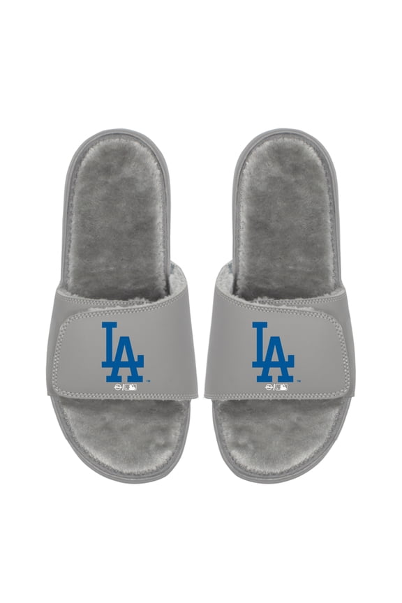 Unisex ISlide Los Angeles Dodgers Logo Fur Slide Sandals