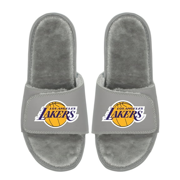 Unisex ISlide Los Angeles Lakers Logo Fur Slide Sandals