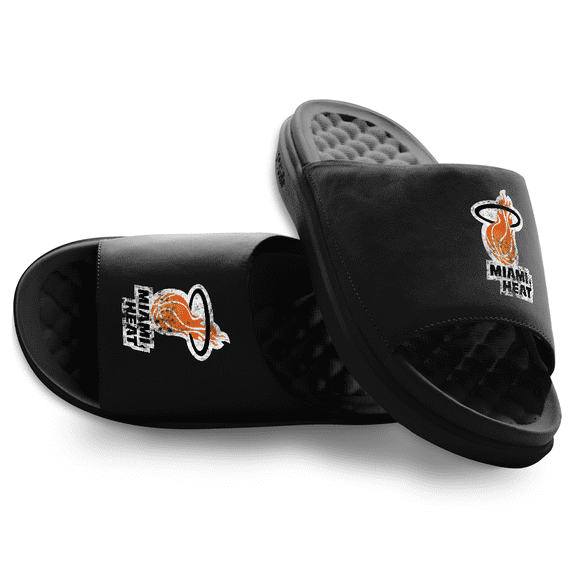 Unisex ISlide Miami Heat Logo Motive Slide Sandals