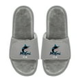 thumbnail image 1 of Unisex ISlide  Miami Marlins Logo Fur Slide Sandals, 1 of 1