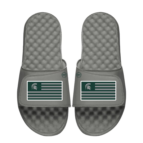 Unisex ISlide Michigan State Spartans Team Flag Slide Sandals