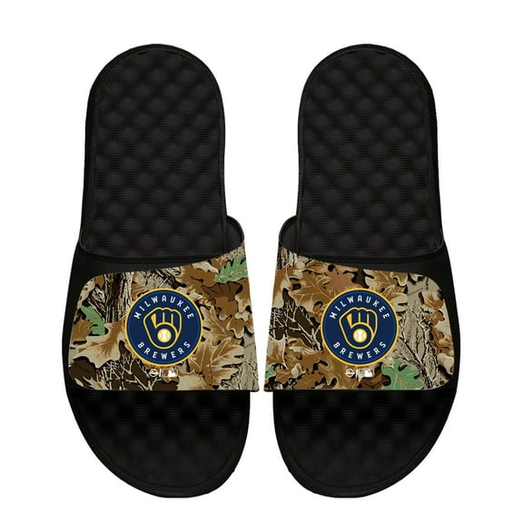 Unisex ISlide Milwaukee Brewers RealTree Slide Sandals