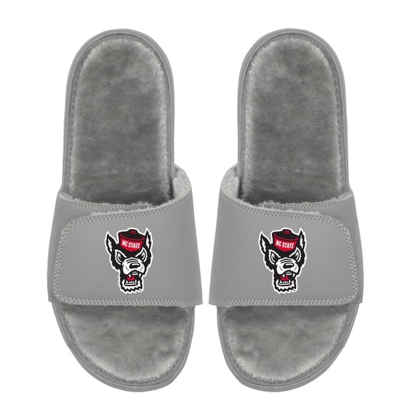 Unisex ISlide  NC State Wolfpack Logo Fur Slide Sandals