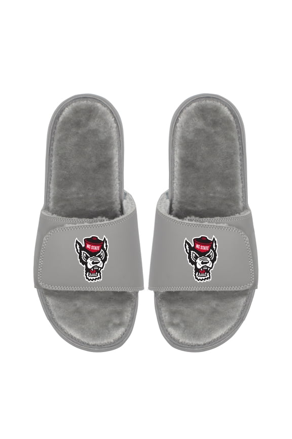 Unisex ISlide  NC State Wolfpack Logo Fur Slide Sandals