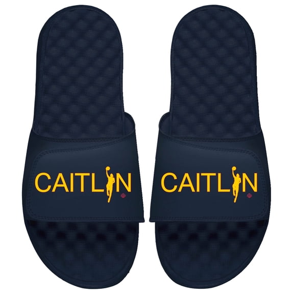 Unisex ISlide  Navy Indiana Fever Player Layup Word Slide Sandals