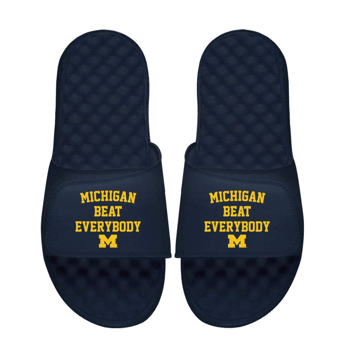 Unisex ISlide Navy Michigan Wolverines Team Saying Slide  display picture 3