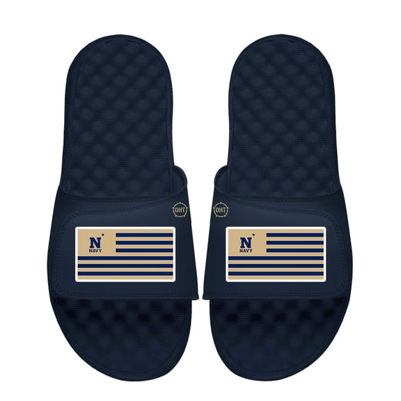 Unisex ISlide Navy Midshipmen Team Flag Slide Sandals
