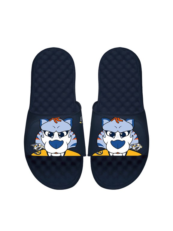Unisex ISlide Navy Nashville Predators Team Mascot Slide Sandals