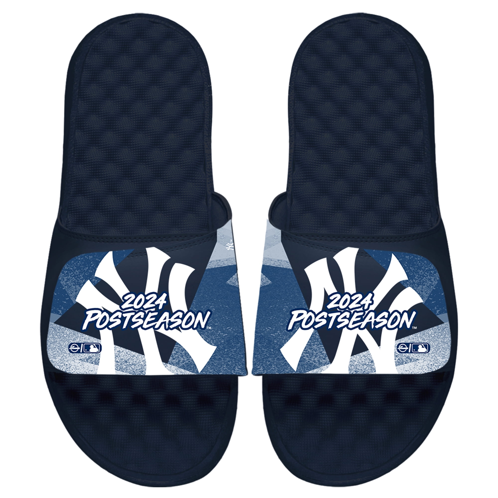 Unisex ISlide Navy New York Yankees 2024 MLB Postseason Slide Sandals
