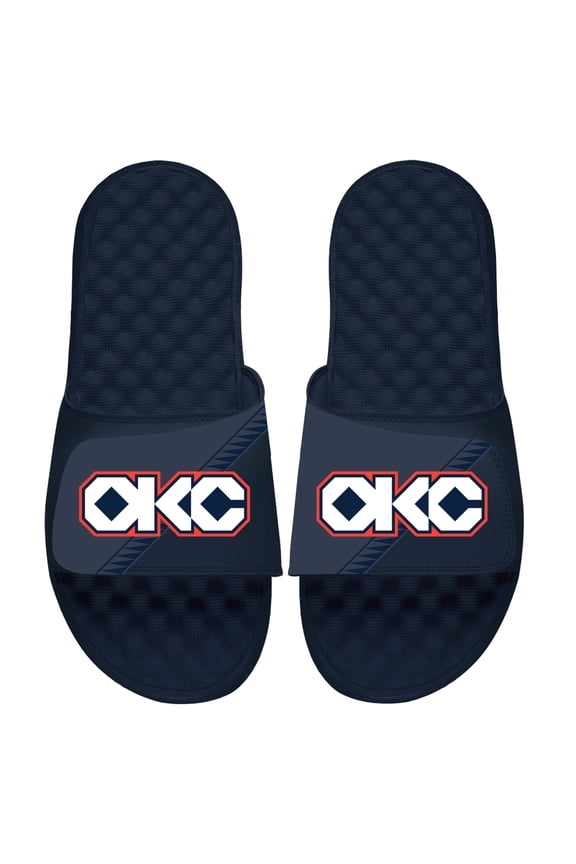 Unisex ISlide Navy Oklahoma City Thunder 2025/26 City Edition Slide Sandals