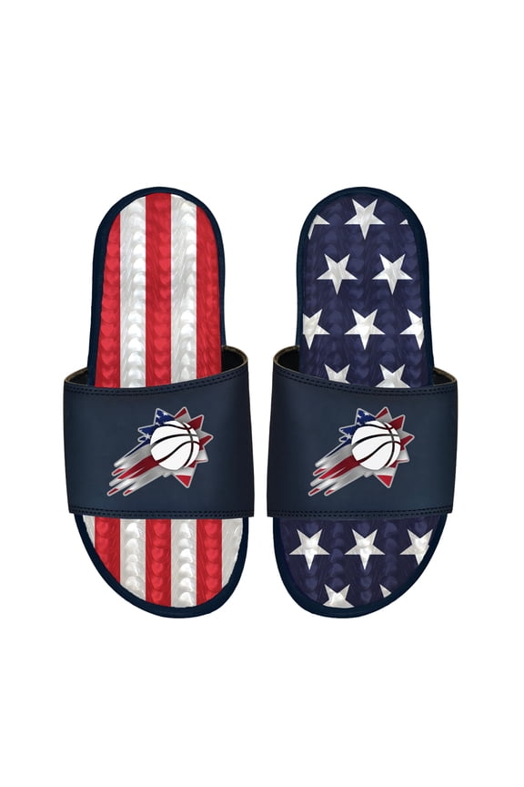 Unisex ISlide Navy Phoenix Suns Americana Gel Slide Sandals