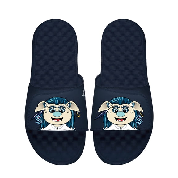 Unisex ISlide  Navy Seattle Kraken Team Mascot Slide Sandals