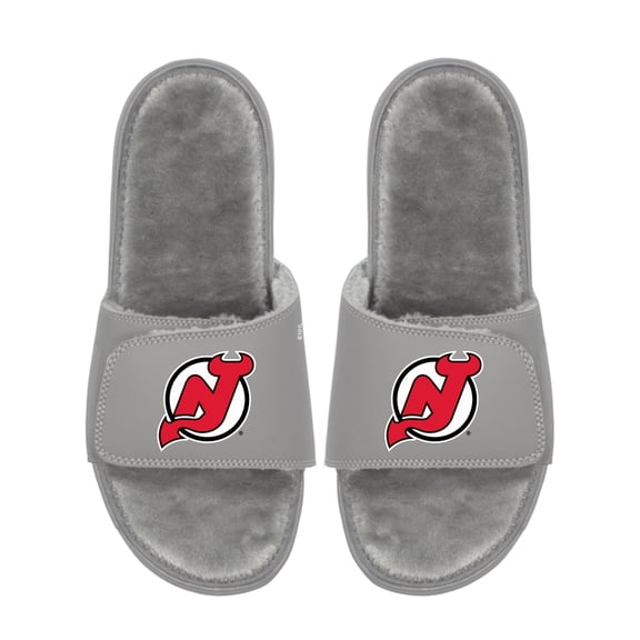 Unisex ISlide  New Jersey Devils Logo Fur Slide Sandals