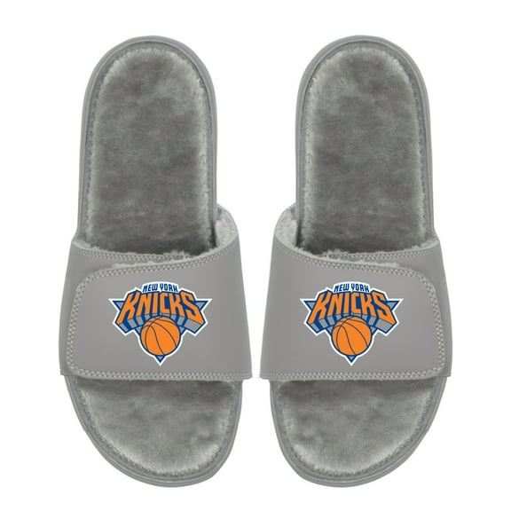 Unisex ISlide New York Knicks Logo Fur Slide Sandals