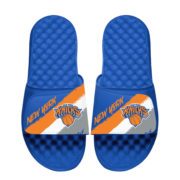 Unisex ISlide New York Knicks Paint Stripes Slide Sandals