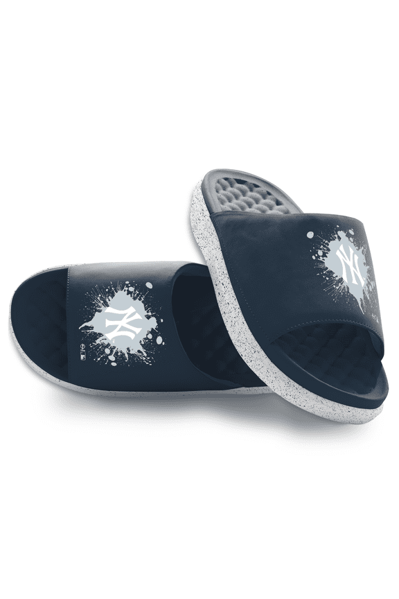 Unisex ISlide New York Yankees Centered Logo Splat Motive Slide Sandals