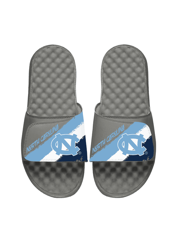 Unisex ISlide North Carolina Tar Heels Paint Stripes Slide Sandals