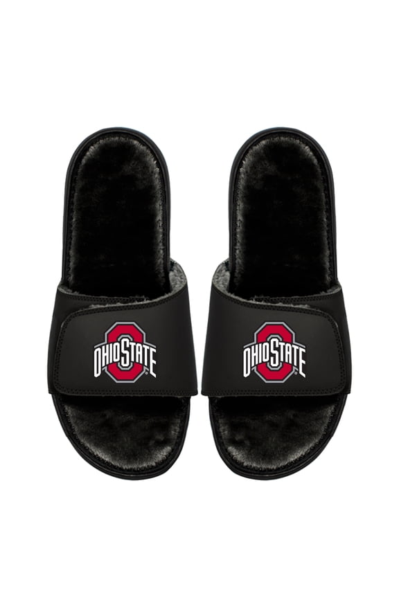 Unisex ISlide  Ohio State Buckeyes Logo Fur Slide Sandals