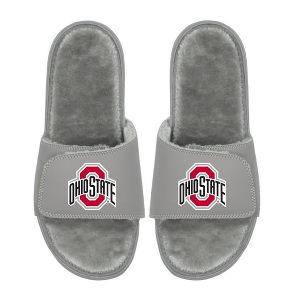 Unisex ISlide Ohio State Buckeyes Logo Fur Slide Sandals