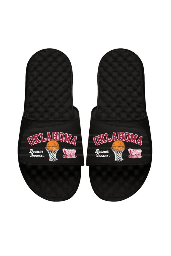 Unisex-ISlide  Oklahoma Sooners Collage Basketball Slide Sandals