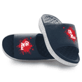 thumbnail image 1 of Unisex ISlide Ole Miss Rebels Centered Logo Splat Motive Slide Sandals, 1 of 3