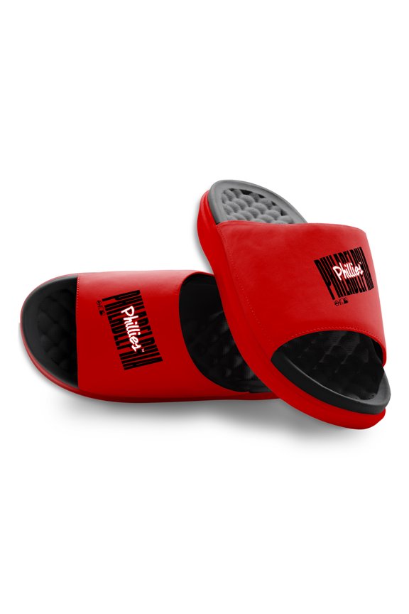 Unisex ISlide Philadelphia Phillies City Script Logo Motive Slide Sandals