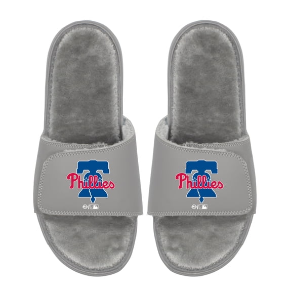 Unisex ISlide Philadelphia Phillies Logo Fur Slide Sandals