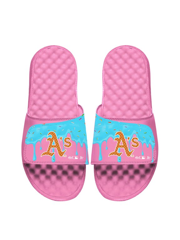 Unisex ISlide Pink Athletics Ice Cream Drip Slide Sandals