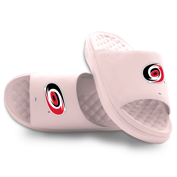 Unisex ISlide Pink Carolina Hurricanes Primary Motive Slide Sandals