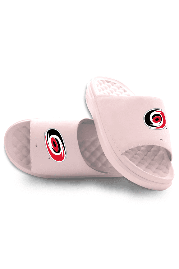 Unisex ISlide Pink Carolina Hurricanes Primary Motive Slide Sandals