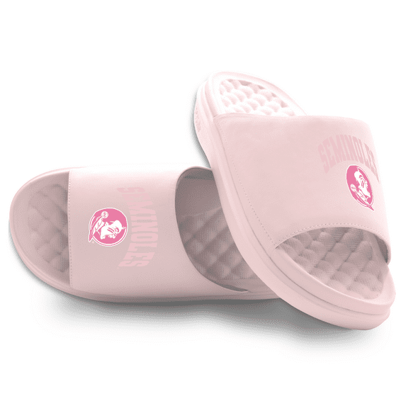 Unisex ISlide Pink Florida State Seminoles Tonal Pop Motive Slide Sandals