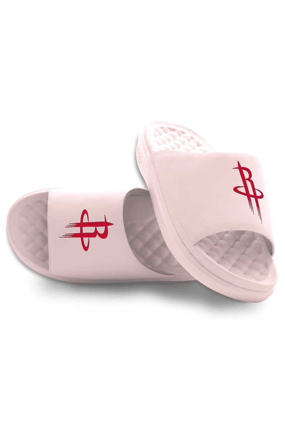 Unisex ISlide Pink Houston Rockets Primary Motive Slide Sandals