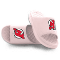 thumbnail image 1 of Unisex ISlide Pink New Jersey Devils Primary Motive Slide Sandals, 1 of 5