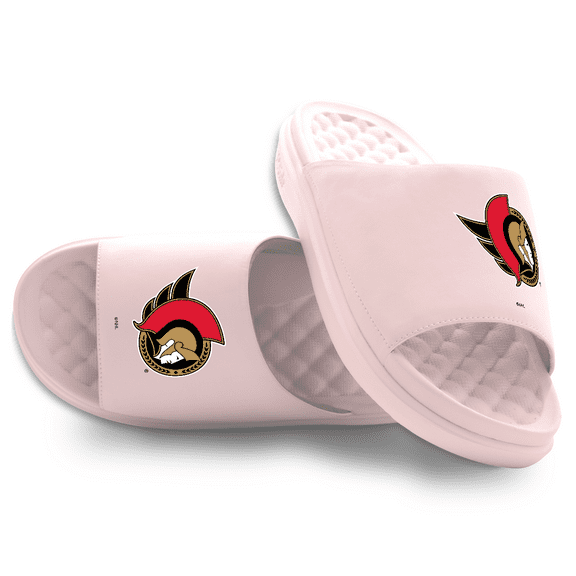 Unisex ISlide Pink Ottawa Senators Primary Motive Slide Sandals