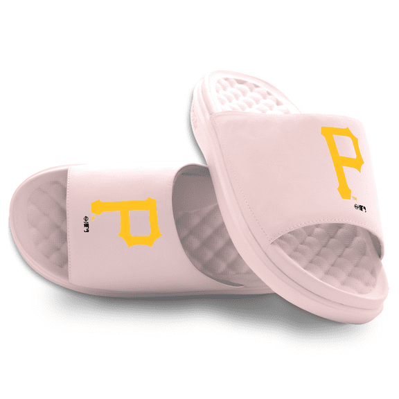 Unisex ISlide Pink Pittsburgh Pirates Primary Motive Slide Sandals