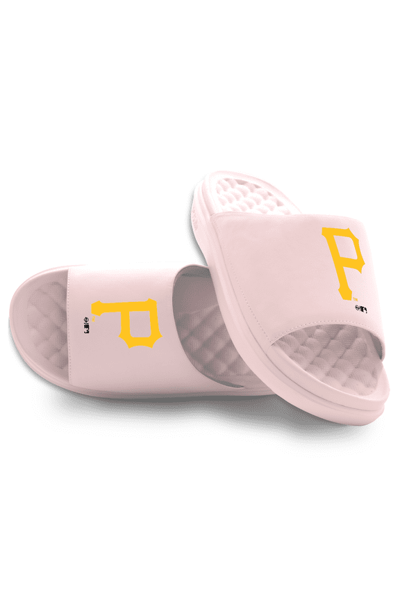 Unisex ISlide Pink Pittsburgh Pirates Primary Motive Slide Sandals