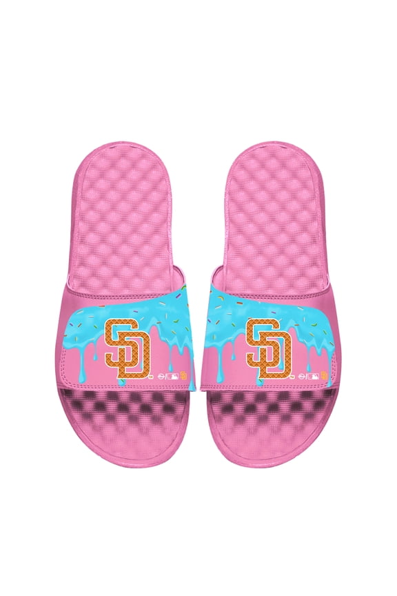 Unisex ISlide Pink San Diego Padres Ice Cream Drip Slide Sandals