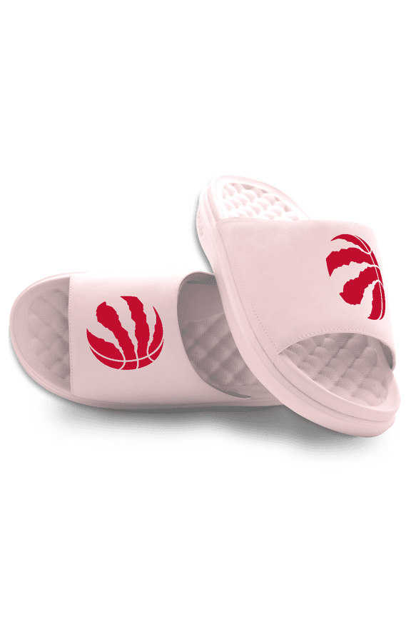 Unisex ISlide Pink Toronto Raptors Primary Motive Slide Sandals