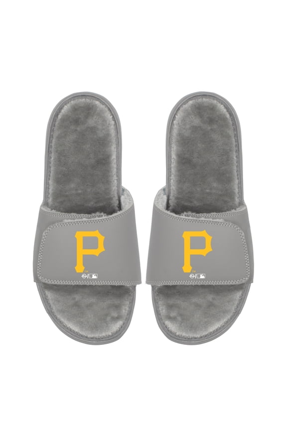 Unisex ISlide  Pittsburgh Pirates Logo Fur Slide Sandals