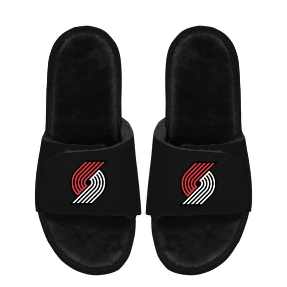 Unisex ISlide  Portland Trail Blazers Logo Fur Slide Sandals
