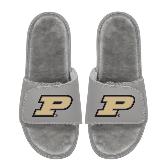 Unisex ISlide  Purdue Boilermakers Logo Fur Slide Sandals