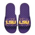 thumbnail image 1 of Unisex ISlide Purple LSU Tigers Shattered Slide Sandals, 1 of 1