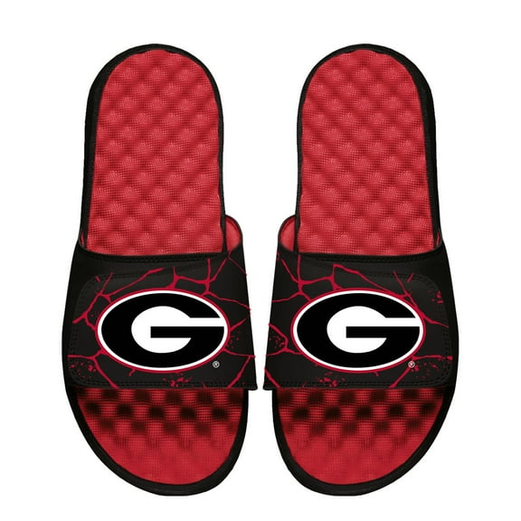 Unisex ISlide Red Georgia Bulldogs Shattered Slide Sandals