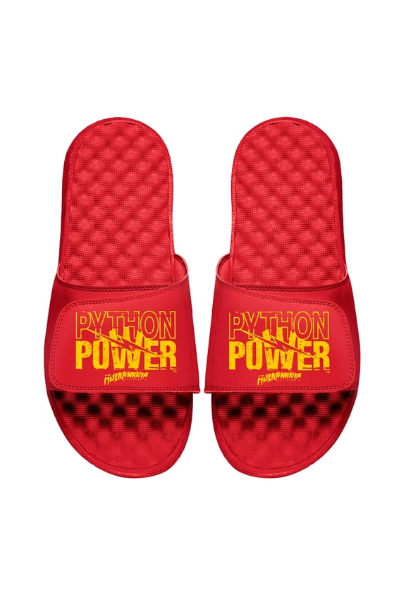 Unisex ISlide Red Hulk Hogan Python Power Slide Sandals