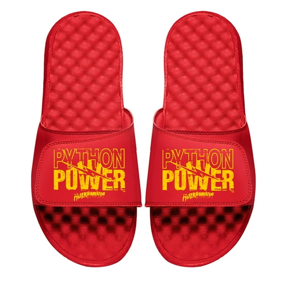 Unisex ISlide Red Hulk Hogan Python Power Slide Sandals