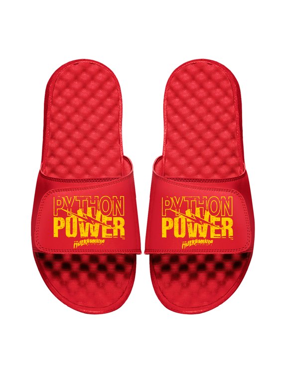 Unisex ISlide Red Hulk Hogan Python Power Slide Sandals
