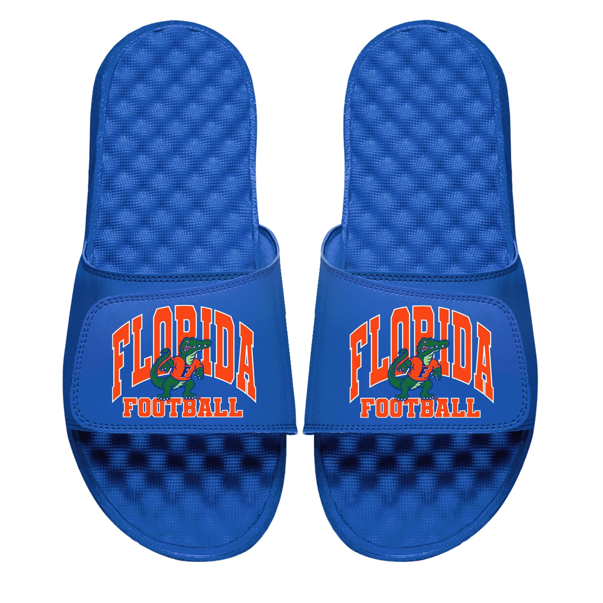 ISlide Florida Gators Faux Fur Slide Sandals - Royal Blue Sky Blue Women main image 3
